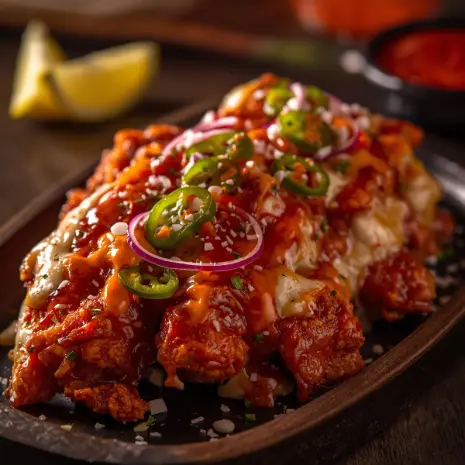 Fiery Red Loaded Chicken