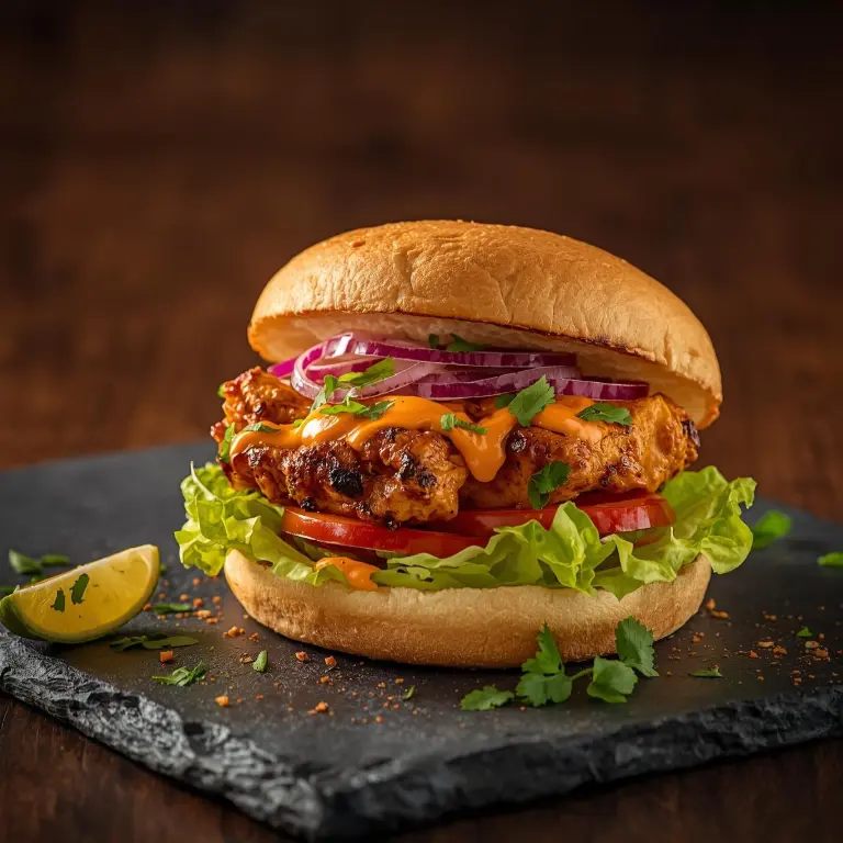 Tandoori Blaster Burger