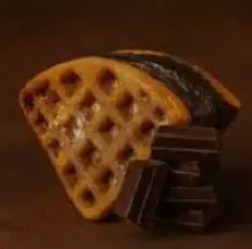 Belgian Waffle and Dark Chocolate